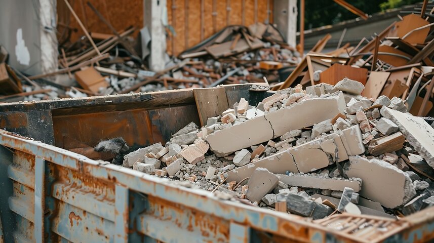 How is Waste Managed on a Construction Site?