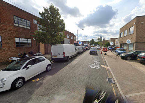Urban development site in Park Royal, London requiring a Construction Logistics Plan to support safe vehicle movements and TfL compliance